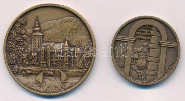 Tóth Sándor (1933-) 1965. "Miskolc" bronz emlékérem (42,5mm) + Tornay Endre András (1949-2...