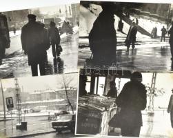 cca 1970 39 db fotó a budapesti Moszkva térről és környékéről rengeteg járművel, villamossal, bussza...