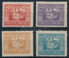 Lengyelország népszavazási kiadások 1923 Mi 17-20 (**Mi EUR 240,-)