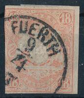 Német államok Bajorország 1867 Mi 19 (Mi EUR 220,-)