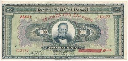 Görögország 1926. 1000Dr T:XF  Greece 1926. 1000 Drachmai C:XF