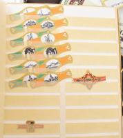 Nagy szivarcímke és szivardoboz gyűjtemény. Több mint 800 db különböző címke szépen rendezve igényes...