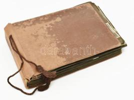 cca 1932-1942 Régi fotóalbum, benne sok katonai fotóval: felvidéki és kárpátaljai bevonulás képei, t...