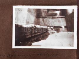 cca 1932-1942 Régi fotóalbum, benne sok katonai fotóval: felvidéki és kárpátaljai bevonulás képei, t...