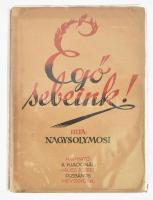 [Kausz József] Nagysolymosi: Égő sebeink! Hévízgyörk, 1934, szerzői kiadás (Bp., Korda Rt.-ny.), 171 p. Egyetlen kiadás. Kiadói papírkötés, sérült borítóval, átlátszó nylon védőborítóban. Irredenta tartalmú mű.