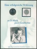 NSZK 1992D 1M dekoratív ajándék emléklapon postatiszta NSZK bélyeggel T:1