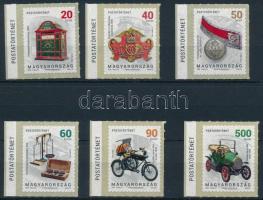 2018 Postatörténet (II.) öntapadós ívszéli felirattal