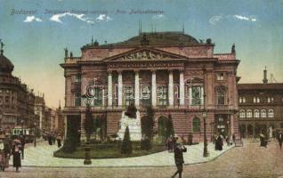 Budapest VII. Ideiglenes Nemzeti Színház villamossal