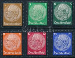 Deutsches Reich 1934 Mi 548-553 (Mi EUR 150.-)