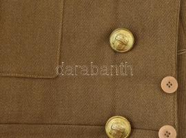 cca 1940 M. Kir. Honvédség, tüzér századosi egyenruha zubbony. Belül címkével jelzett, készítő: Ádám...