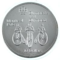 Kanada 1974. 10D Ag "Montreali Olimpia - Kerékpár" kapszulában T:BU Canada 1974. 10 Dollar...