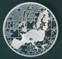 Franciaország 2004. 1 1/2€ Ag "EU-bővítés" T:PP