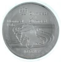 Kanada 1975. 10$ Ag "Montreali olimpia - Kenuzás" T:BU Canada 1975. 10 Dollars Ag "Mo...
