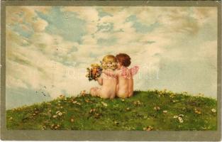 Children art postcard. M. Munk Wien Nr. 1173. (b)