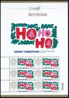 2023 Merry Christmas - Hohoho megszemélyesített bélyeg kisív mappában