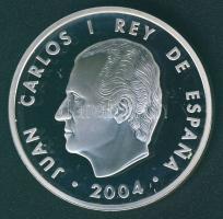 Spanyolország 2004. 10€ Ag "EU-bővítés" T:PP