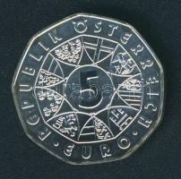 Ausztria 2004. 5€ Ag "EU-bővítés" T:BU