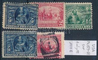 1907 Mi 159-161 (Mi EUR 100,-)