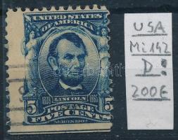 1902 Mi 142 egy oldalon vágott