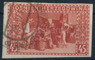1906 45H vágott bélyeg