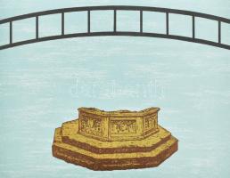 In Passing / Menet közben c. mappa, össz. 16 db lap, klf. alkotók: Banga Ferenc, Benes József, Borgó...