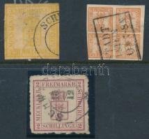 1856-1864 Mi 2, 5b, 6a (Mi EUR 445.-)