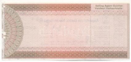 Hollandia DN "Általános Holland Bank" 250G "SPECIMEN" utazási csekk T:AU jobb sz...