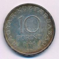 1948. 10Ft Ag "Széchenyi" T:AU patina Adamo EM2