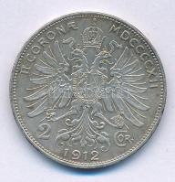 Ausztria 1912. 2K Ag "Ferenc József" T:AU Austria 1912. 2 Corona Ag "Franz Joseph&quo...