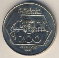 Portugália 1991. 200Esc "Hajózás a Nyugat felé" T:BU