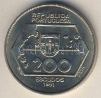 Portugália 1991. 200Esc "Hajózás a Nyugat felé" T:BU