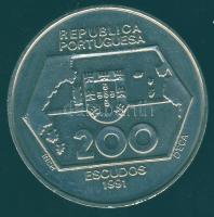 Portugália 1991. 200Esc "Hajózás a Nyugat felé" T:BU