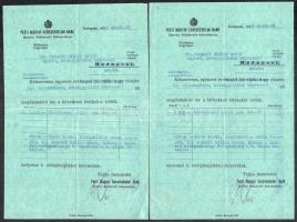 1934 Mihálffy Vilmos ny, belügyi államtitkár és Schmidt Miklós mohácsi országgyűlési képviselők közö...