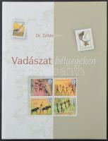 Dr Zoltán János Vadászat bélyegeken című könyv (Budapest, 2002)