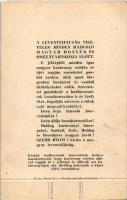 1942 Karácsonya Harcoló honvédeinké és hozzátartozóiké; levente szimbólumokkal, hajtható lap / WWII ...