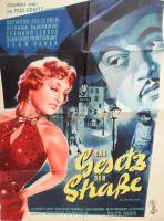 1956 Das Gesetz der Straße film plakátja, rendezte: Ralp Habib, hajtott, szakadásokkal, 84×59 cm