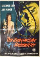 1953 Der unheimliche Untermieter, 20th Century Fox filmplakát, hajtott, szakadással, 84×59 cm