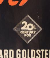 1953 Der unheimliche Untermieter, 20th Century Fox filmplakát, hajtott, szakadással, 84×59 cm