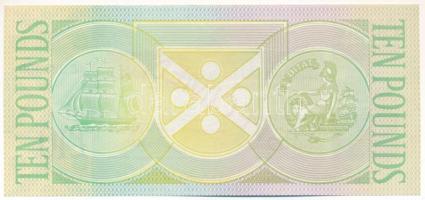 Skócia DN "Bank of Scotland" utazási csekk 10P-ről, "SPECIMEN" felülbélyegzéssel...