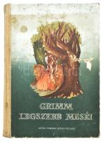 Grimm legszebb meséi. Vál.: Varga Tamásné. Róna Emmy rajzaival. Bp., 1963, Móra. Kiadói félvászon-kötés, kissé sérült, foltos borítóval, néhány kisebb lapszéli folttal, a tartalomjegyzékben bejelölésekkel.