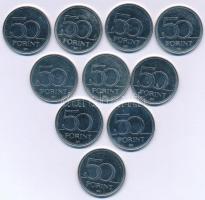 2007. 50Ft Cu-Ni "Római Szerződés" (10x) T:AU,XF patina, karc Adamo FOEM8