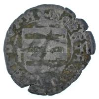 1446A-G Denár Ag "V. László" (0,66g) T:F patina, kitörések Hungary 1446C-G Denar Ag "...