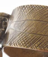 Banjari karperec vésett törzsi mintákkal, d: 6,5 cm