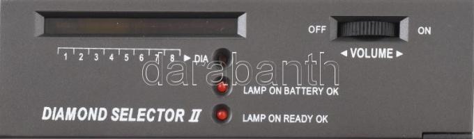 Gyémánt teszter, eredeti dobozában, tokkal, elemmel