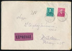 1936 Expressz levél 80f bérmentesítéssel