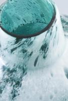 Malta Mdina üvegváza. Jelzés nélkül, hibátlan, m: 19,5 cm