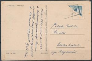 ~1955 Felezett Épületek bélyeg képeslapon