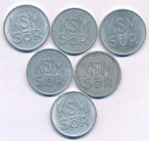 ~1960. "KSM Sör" Al sörbárca (6x) T:XF,VF