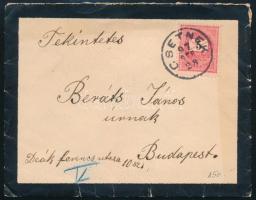 1897 5kr levélen CSETNEK
