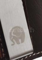 Bankkártya és igazolványtartó pénzcsipesszel, jó állapotban